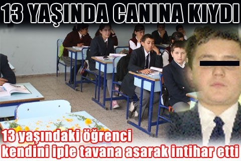 13 YAŞINDA CANINA KIYDI
