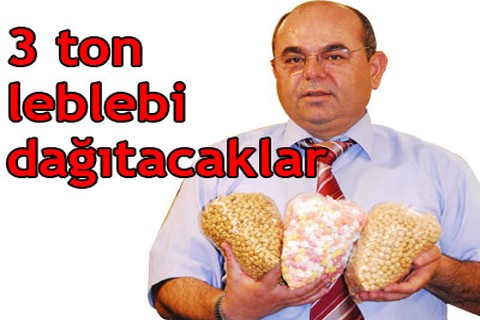 3 ton leblebi dağıtacaklar