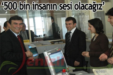 500 bin insanın sesi olacağız