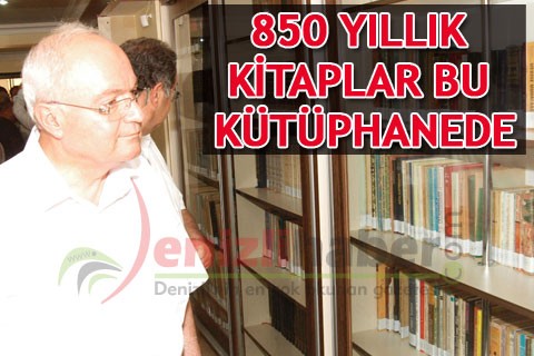 850 yıllık kitaplar bu kütüphanede