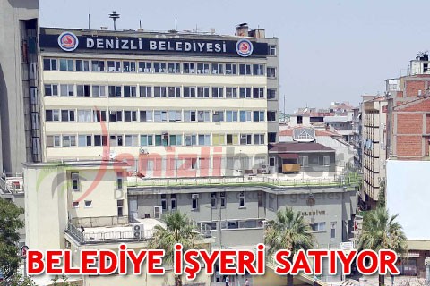 Belediye işyeri satıyor
