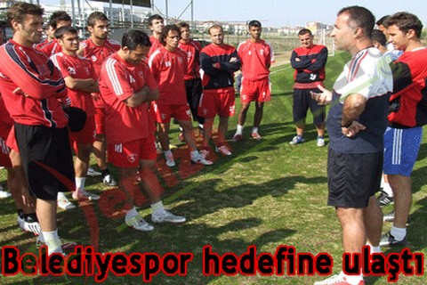 Belediyespor hedefine ulaştı