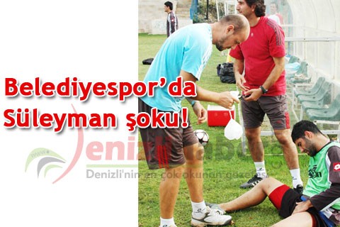 Belediyespor’da Süleyman şoku!