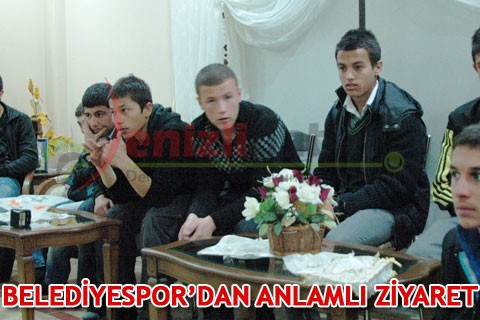 BELEDİYESPOR’DAN ANLAMLI ZİYARET