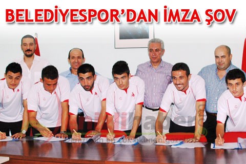 Belediyespor’dan imza şov