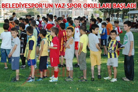 BELEDİYESPOR’UN YAZ SPOR OKULLARI BAŞLADI