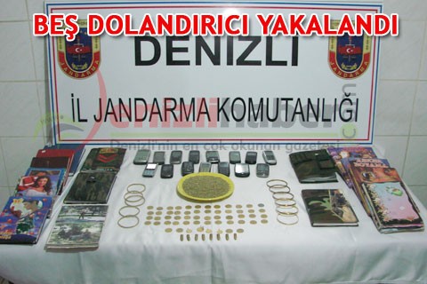 BEŞ DOLANDIRICI YAKALANDI