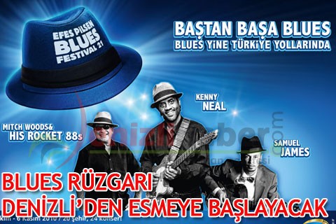 Blues rüzgarı Denizli’den esmeye başlayacak