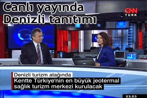 Canlı yayında Denizli tanıtımı