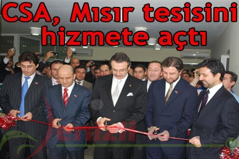 CSA, Mısır tesisini hizmete açtı