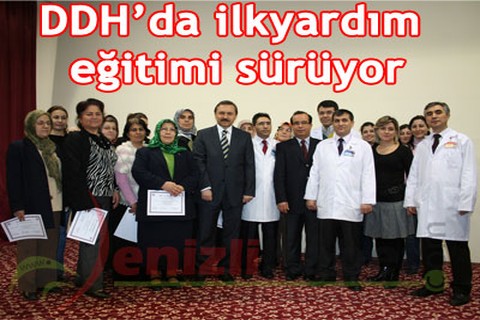 DDH’da ilkyardım eğitimi sürüyor
