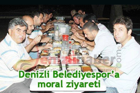 Denizli Belediyespor’a moral ziyareti
