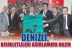 DENİZLİ, BİSİKLETLİLERİ AĞIRLAMAYA HAZIR
