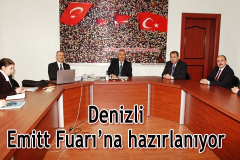 Denizli Emitt Fuarı’na hazırlanıyor