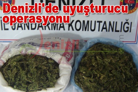 Denizli’de uyuşturucu operasyonu
