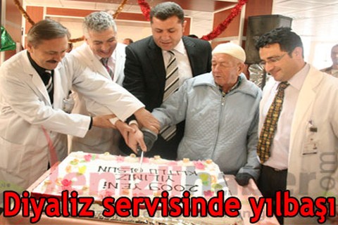 Diyaliz servisinde yılbaşı