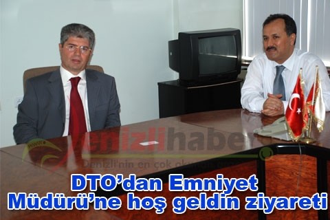DTO’dan Emniyet Müdürü’ne hoş geldin ziyareti