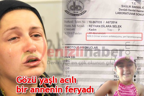 Gözü yaşlı acılı bir annenin feryadı