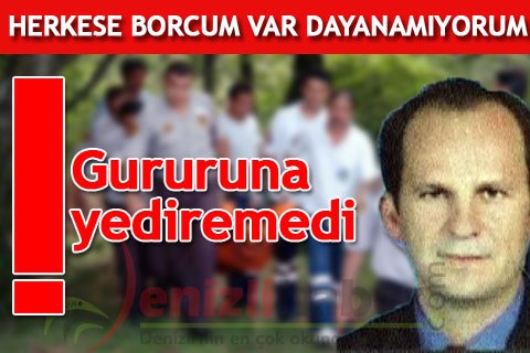 Gururuna yediremedi!