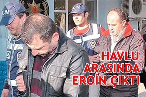 Havlu arasında eroin