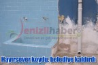 Hayırsever koydu, belediye kaldırdı