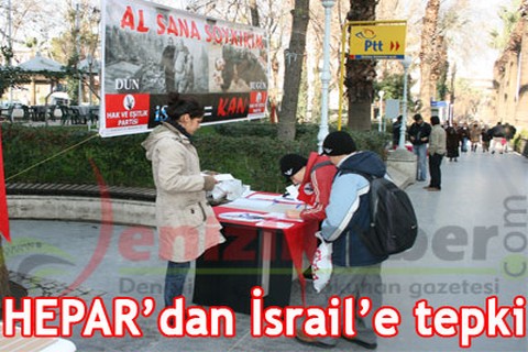 HEPAR’dan İsrail’e tepki