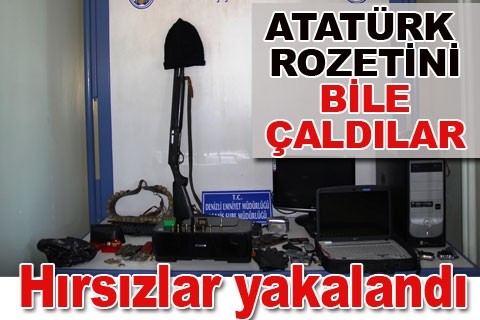 Hırsızlar yakalandı