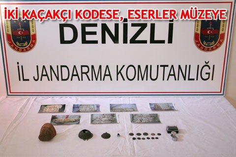 İKİ KAÇAKÇI KODESE, ESERLER MÜZEYE