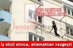 İş sözü alınca, atlamaktan vazgeçti