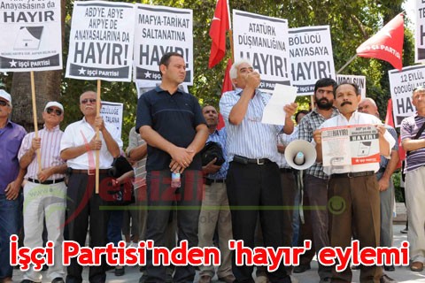 İşçi Partisi’nden ‘hayır’ eylemi