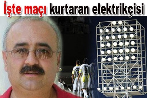 İşte maçı kurtaran elektrik