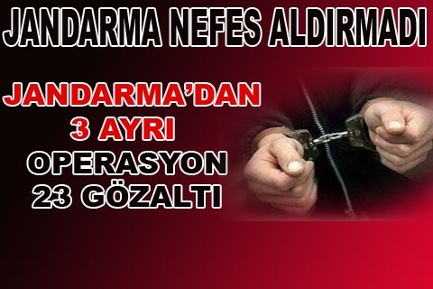 Jandarma aman vermiyor