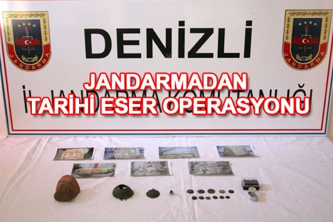 JANDARMADAN TARİHİ ESER OPERASYONU