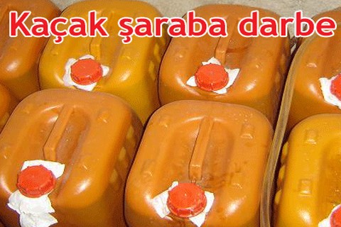 Kaçak şaraba darbe