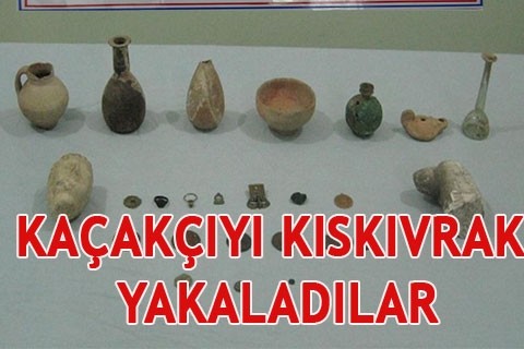 Kaçakçıyı kıskıvrak yakaladılar