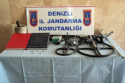 Kale’de tarihi eser operasyonu