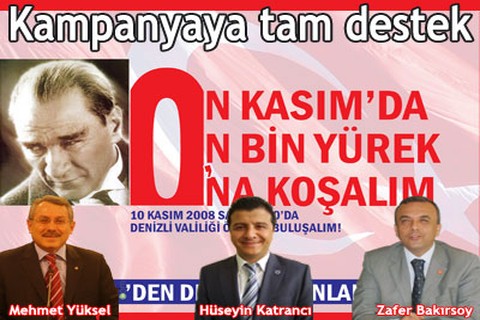 Kampanyaya tam destek