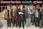Memurlardan sakızlı eylem