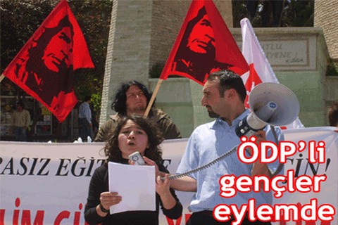 ÖDP’li gençler parasız eğitim için alanda