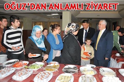 OĞUZ’DAN ANLAMLI ZİYARET