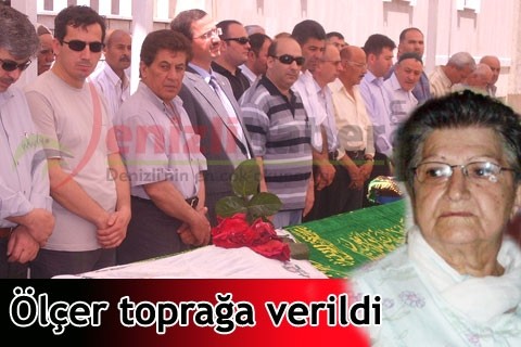 Ölçer toprağa verildi