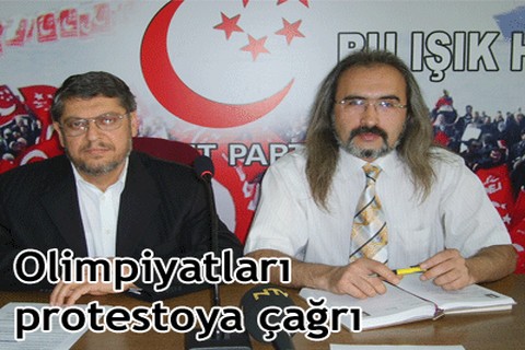 Olimpiyatları protestoya çağrı