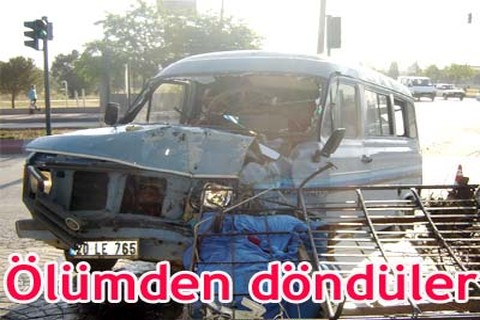OSB kavşağında kaza