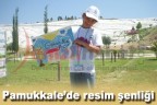 Pamukkale’de resim şenliği