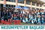 PAÜ’DE MEZUNİYETLER BAŞLADI