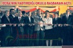 PERA’NIN YAPTIRDIĞI OKULU BAŞBAKAN AÇTI