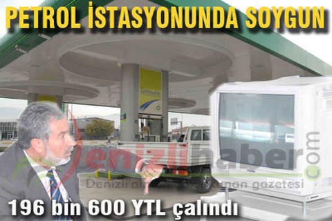 Petrol istasyonunda soygun