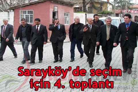 Sarayköy’de seçim için 4. toplantı