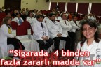 Sigaranan zararlarını anlattı