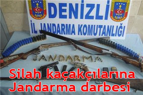 Silah kaçakçılarına Jandarma darbesi
